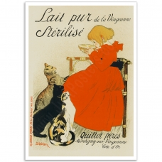 Art Nouveau Poster - Lait Pur Sterilise, Steinlen